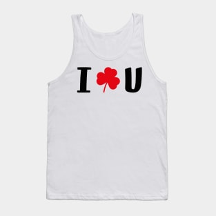 I Love You ST.Patrics Day Valentines Day Gift Ideas Tank Top